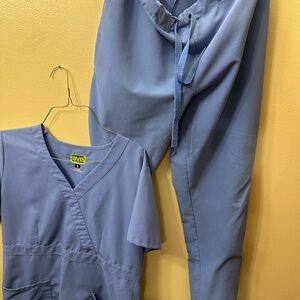 Light Blue Scrub Set by Ave